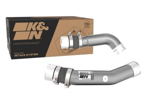 Toyota Tacoma Turbo Charge Pipe Kit - K&N Engineering - Aluminum Tube - Gunmetal Gray - 2024+
